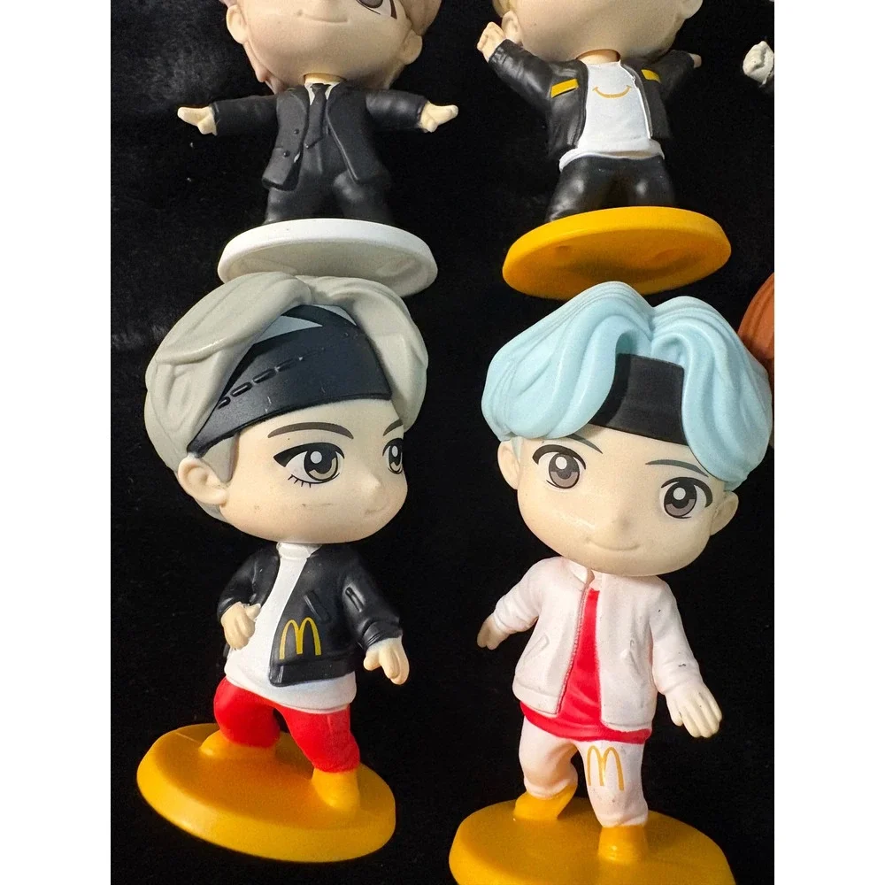 BTS TinyTAN McDonald's Collaboration Figurines Full Set 8 Pieces Collectible